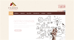Desktop Screenshot of fharos.com.br